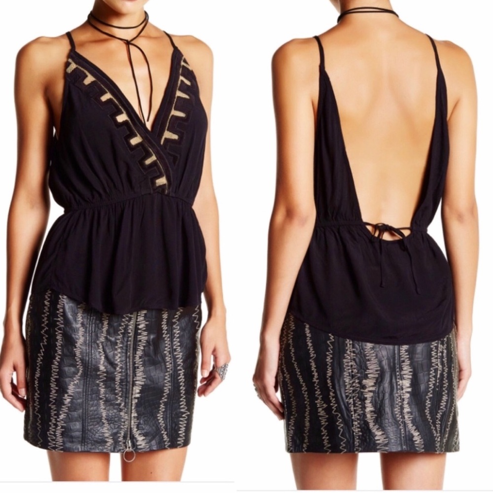 Free People City Plunging Cami